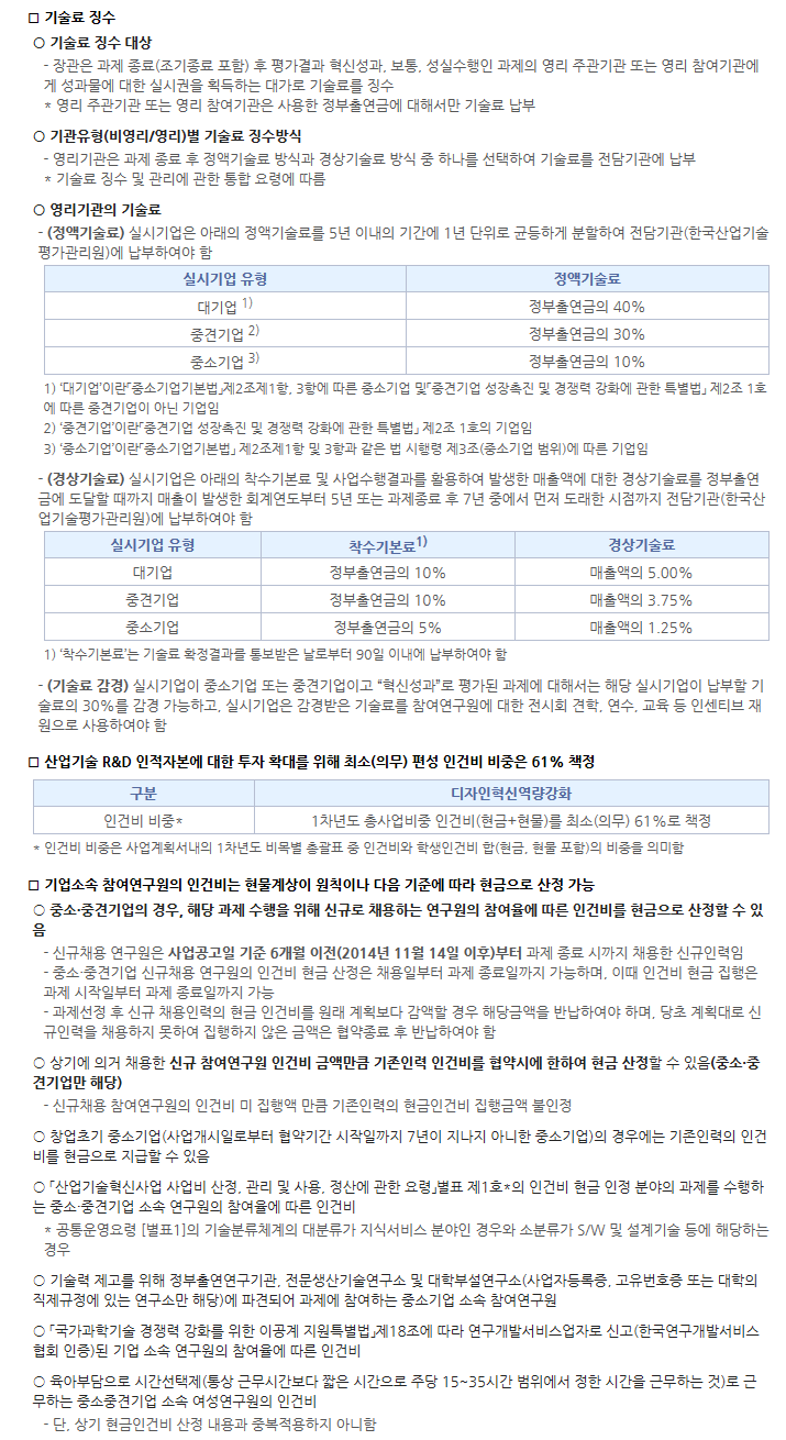 2015년도 디자인혁신역량강화사업 신규지원 시행계획 공고