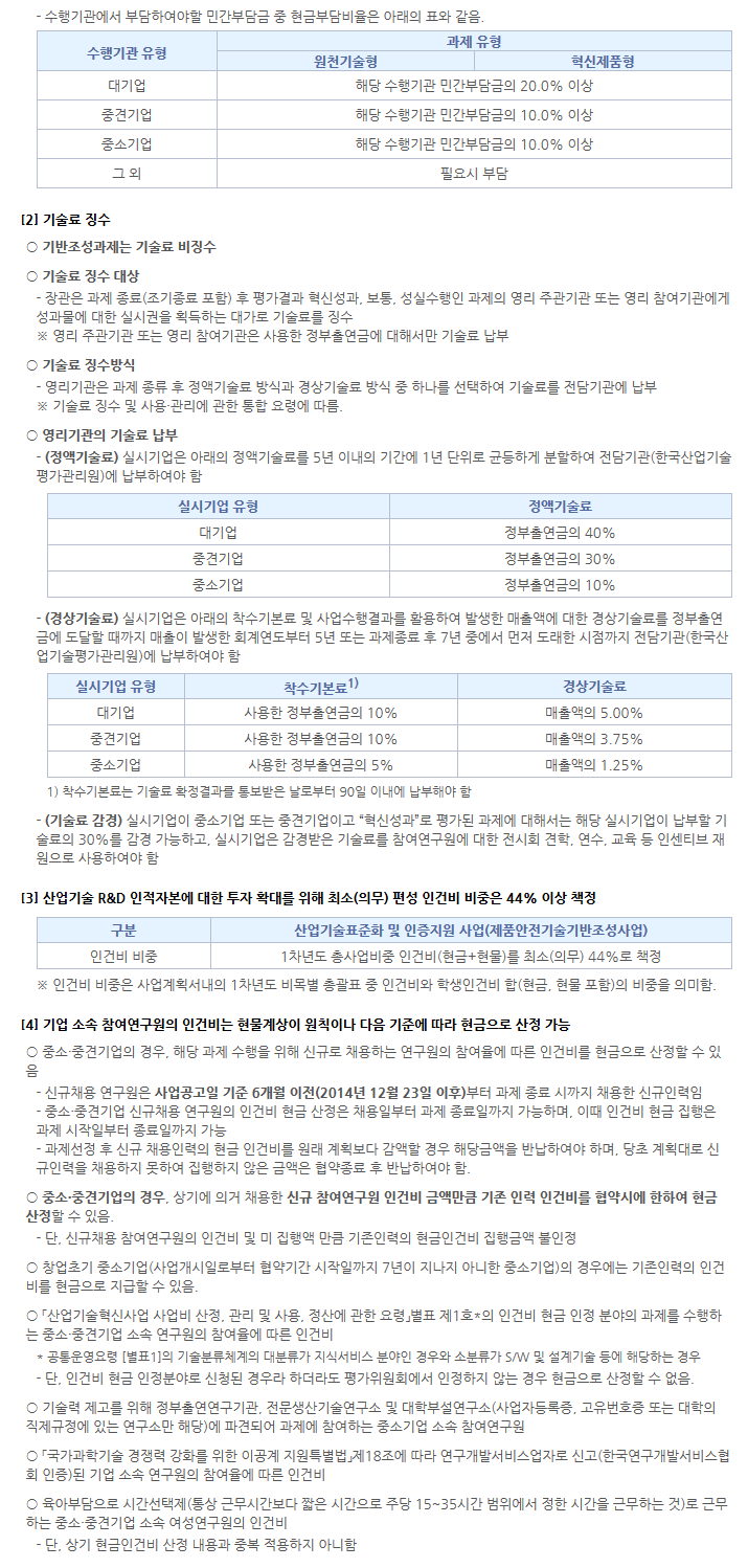 2015년도 제품안전기술기반조성사업 신규지원 시행계획 공고