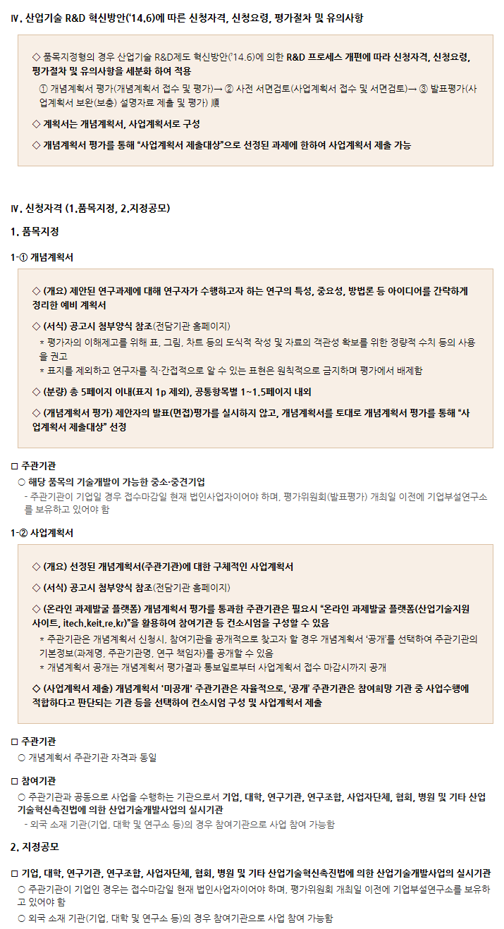 2015년도 제4차 산업핵심기술개발사업 신규지원 대상과제 공고